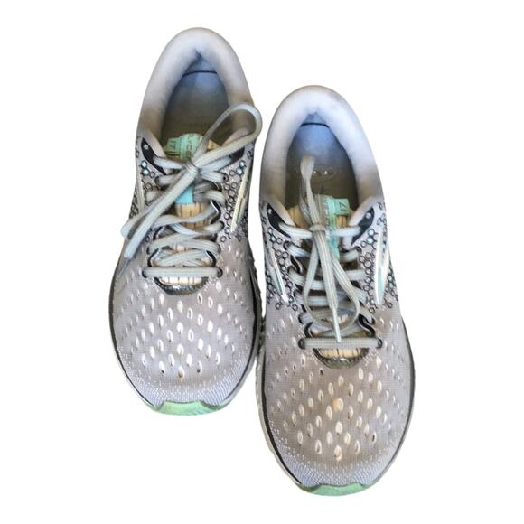 Brooks Glycerin 17 Gray Low Top Lace Up Running Shoes Women's Size 8 US - Picture 3 of 10